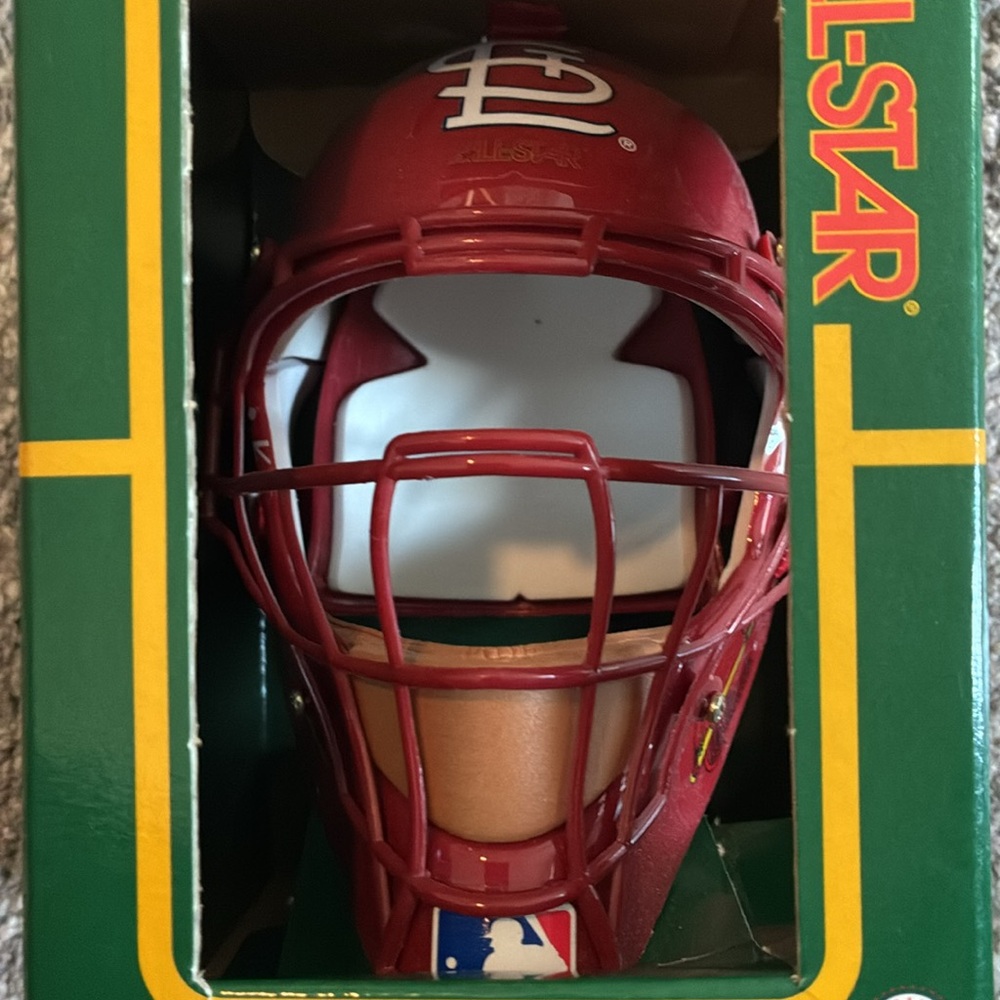 All-Star Mini Replica Catcher's Head Gear Mask St Louis Cardinal baseball MLB - Picture 7 of 7